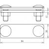 DEHN 308239 SVK FL30 V4A SV svorka