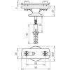 DEHN 275230 FBH ZS 30 IGM8 KD8X40STTZN ZG Držák na kabely 1 ks