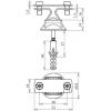 DEHN 274230 FBH ZS 30 KS KD8X40 V2A Držák na kabely 1 ks