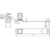 DEHN 204937 DLH FS 8 H36 L170 GR V2A Držák střešních kabelů 1 ks