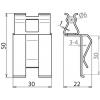DEHN 308140 DC BK 6 FL30 STBLANK Vyztužující svorka