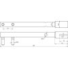 DEHN 596000 RE G 8.10 FL4 STBRUE Urovnávač kamenů 1 ks