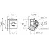 DEHN 540121 AK 8.10 AQ4 50 TE20 25 V4A Okapová svorka 1 ks