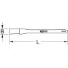 Štětec na prach s ochrannou izolací, rovný, 180 mm KS Tools 117.1645