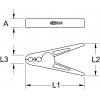 Plastová svorka s ochrannou izolací, velká, 165 mm KS Tools 117.0161