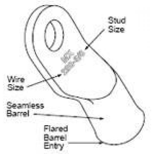 Molex 192210231 kulaté kabelové oko 1 ks