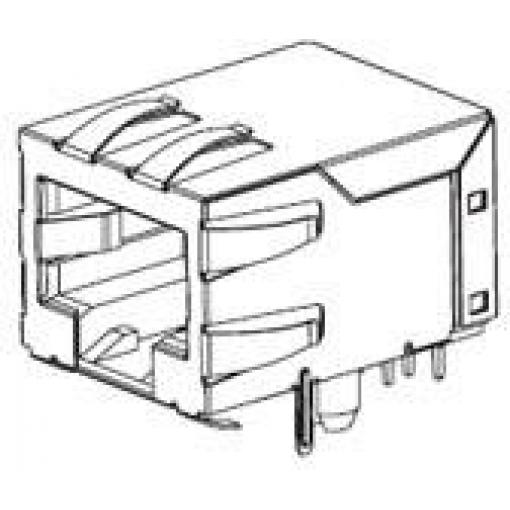 Molex 432028104, zásuvkový modul RJ45, 1 ks