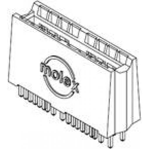Molex zásuvkový konektor do DPS 457190004, 1 ks