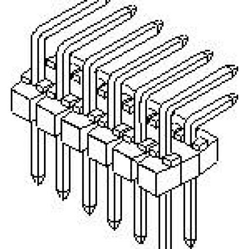 Molex pinová lišta (standardní) 901220763 1 ks
