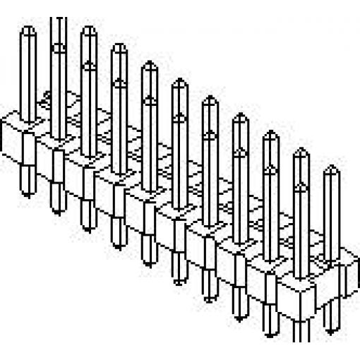 Molex pinová lišta (standardní) 10897161 1 ks
