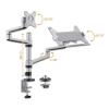 My Wall držák na stůl pro monitor HL52L 1 Displej: (s) 43,2 cm (17) - 81,3 cm (32) stříbrná nastavitelná výška, otočný, odkládací místo na notebook, naklápěcí