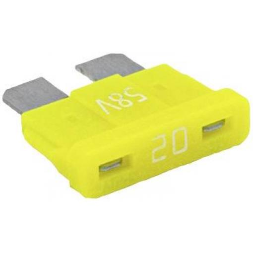 HansorATP-M20 standardní plochá pojistka pro motorová vozidla , 58 V, 20 A, 1 ks