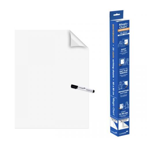 Legamaster fólie pro bílou tabuli Magic-Chart (š x v) 600 mm x 800 mm bílá