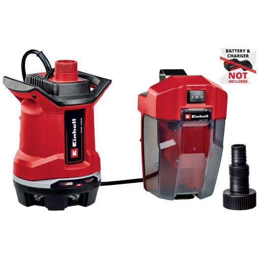 Einhell 4181580 Power X-Change GE-DP 18/25 Li - Solo ponorné čerpadlo pro užitkovou vodu vícestupňové 7500 l/h 5 m