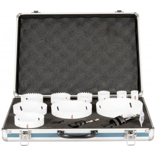 Makita D-75764 sada děrovacích pil 13dílná 22 mm, 29 mm, 35 mm, 44 mm, 57 mm, 64 mm, 76 mm, 92 mm, 111 mm, 127 mm 1 sada