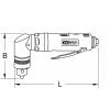 KS Tools 515.5465 10 mm zahnutá vrtačka pro tlakový vzduch