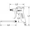 KS Tools 515.1930 pneumatická vyfukovací pistole 6.3 bar