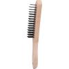 KS Tools 201.2311 Ocelový drátěný kartáč 4 řady, 290 mm