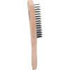 KS Tools 201.2311 Ocelový drátěný kartáč 4 řady, 290 mm