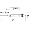 KS Tools 550-1035 550.1035 kapková olejnička ve tvaru tužky Délka stříkací trubky (max.): 50 mm