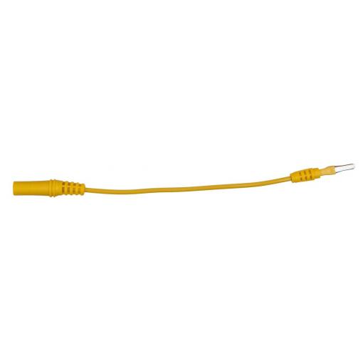 KS Tools 150.0968 propojovací kabel zásuvka 4 mm - žlutá 1 ks
