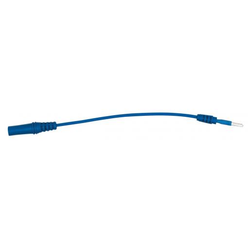 KS Tools 150.0969 propojovací kabel zásuvka 4 mm - modrá 1 ks