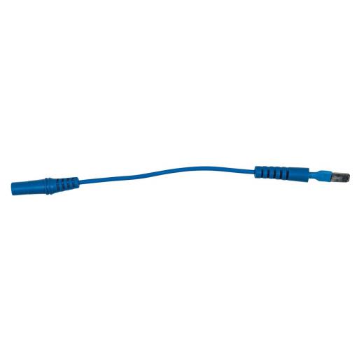 KS Tools 150.0966 propojovací kabel zásuvka 4 mm - modrá 1 ks