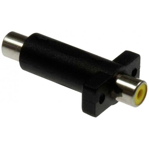 Lyndahl cinch AV adaptér [1x cinch zásuvka - 1x cinch zásuvka] černožlutá
