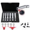 KS Tools 500.7325 Speciální sada nástrčných hlavic a zapalovací svíčky 1/4 + 3/8 s kloubem, 11 ks