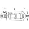 KS Tools 515.3370 Odlučovač vody z tlakového vzduchu 1/4 (6,3 mm)