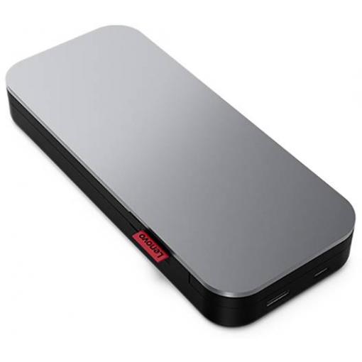 Lenovo Go powerbanka 20000 mAh, USB, USB-C®, černá/šedá