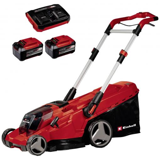 Einhell Professional Power X-Change RASARRO 36/42 (2x5,2Ah) akumulátor Akumulátorová sekačka Vč. nabíječky Twincharger, + 2. akumulátor 18 V šířka sekání 42 cm