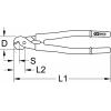 Nůžky na kabely s ochrannou izolací, 520 mm KS Tools 117.0134