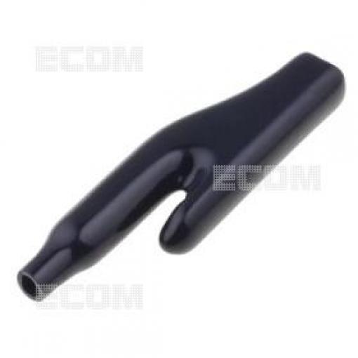 Izolátor krokosvorky 4 mm, PVC, černý KSVIZ-302-0100