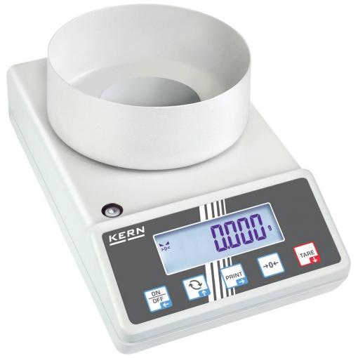 Kern 572-32 přesná váha Max. váživost 420 g Rozlišení 0.001 g přes napájecí zdroj do zásuvky bílá, černá, stříbrná