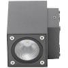 Deko Light Cubodo II Double DG Mini 731030 LED nástěnné světlo 10 W LED čedičově šedá