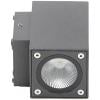 Deko Light Cubodo II Double DG Mini 731030 LED nástěnné světlo 10 W LED čedičově šedá