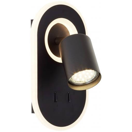 Brilliant Kimon G99556/06 nástěnný LED reflektor GU10 černá