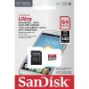 SanDisk microSDXC Ultra 64GB (140MB/s A1 Cl. 10 UHS-I) + Adapter Tablet paměťová karta microSDXC 64 GB A1 Application Performance Class, UHS-Class 1