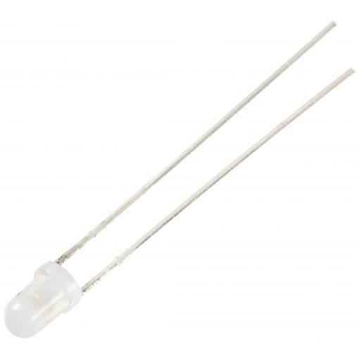 TRU COMPONENTS LED s vývody teplá bílá kulatý 3 mm 1120 mcd 30 ° 12 mA 5 V