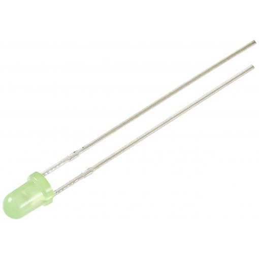 TRU COMPONENTS LED s vývody žlutozelená kulatý 3 mm 150 mcd 30 ° 12 mA 5 V