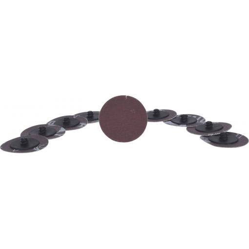 KS Tools 515.5082 Náhradní brusné kotouče, Ø 50 mm, papír na písek 240, sada 10 kusů