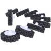 KS Tools 515.5087 Náhradní brusné kotouče, Ø 50 mm, kolečko, černé, balení 10 ks