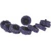 KS Tools 515.5086 Náhradní brusné kotouče, Ø 50 mm, kolečko, fialová, sada 10 kusů
