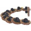 KS Tools 515.5072 Náhradní brusné kotouče, Ø 26,7 mm, zrnitost 80, sada 10 ks