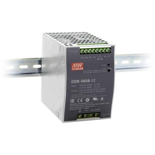 MEAN WELL DDR-480D-12 DC/DC měnič napětí 12 V 33.4 A 400.8 W Počet výstupů: 1 x Obsah 1 ks