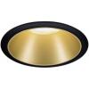 Paulmann 4064161242248 Cole Coin vestavné svítidlo, LED, 6 W, černá, zlatá, sada 4 ks