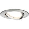 Paulmann 4064161242224 Coin Slim LED vestavné svítidlo, LED, pevně vestavěné LED, 18 W, železo (kartáčované), sada 4 ks