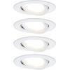 Paulmann 4064161242125 vestavné svítidlo, LED, 18 W, bílá (matná), sada 4 ks
