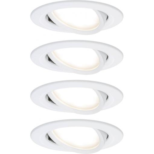 Paulmann 4064161242125 vestavné svítidlo, LED, 18 W, bílá (matná), sada 4 ks